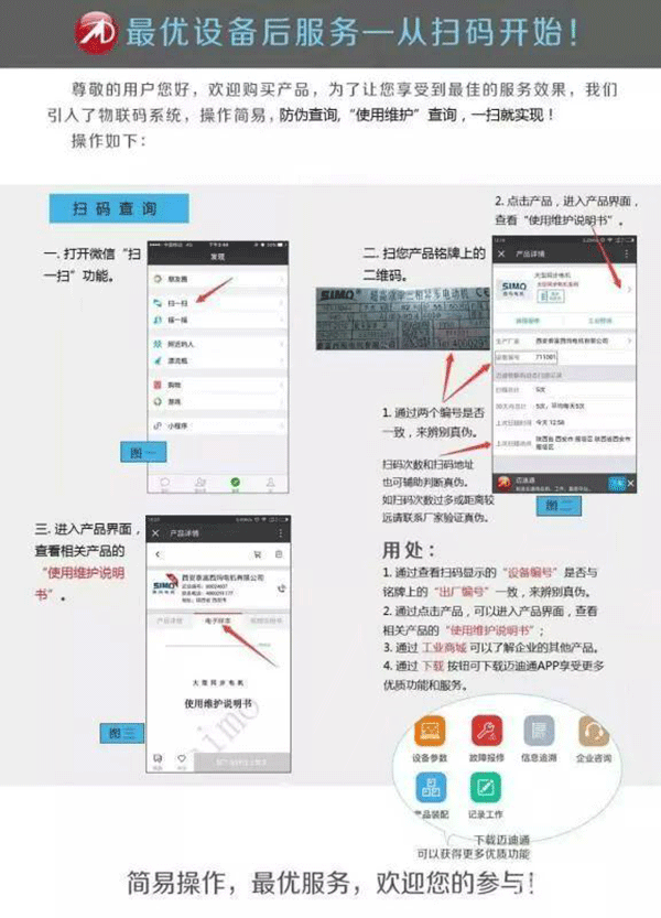 西安泰富西瑪電機2018年1月1日起全面啟用產(chǎn)品防偽碼系統。